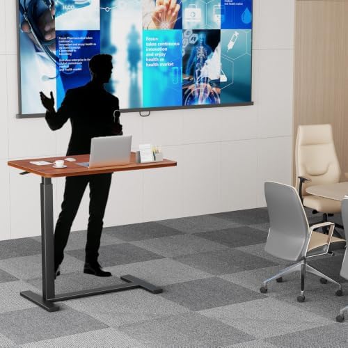 OLIXIS Overbed Table, Bedside Table, Mobile Standing Desk for Apartment - Image 2