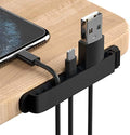 pzoz Cable Clips, 3 Pack Cord Organizer Charger Cable Management for Organizing Home Office Desk Phone Car Wire, Self Adhesive Cord Holders (Black) by pzoz