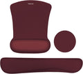 MOSISO Wrist Rest Support for Mouse Pad&Keyboard Set, Wine Red by MOSISO