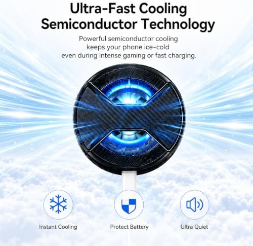 Magnetic Phone Cooler, Lightweight Portable RGB Cooler - Image 5