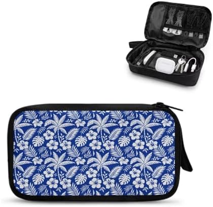 Tropical Flowers Electronic Organizer Travel Cable Organizer Bag Portable Pouch Electronic Accessories Carry Case for Tech Accessory Phone Power Bank Cable Cord Charger by Unknown