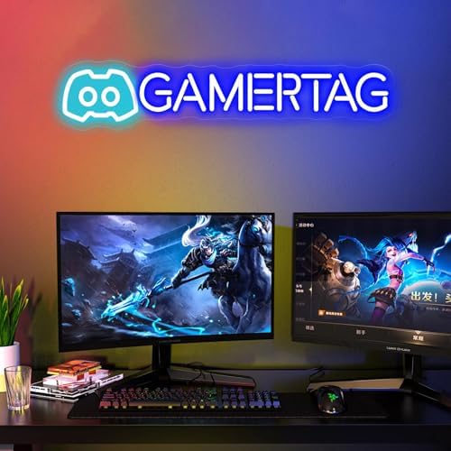 Custom Gamer Neon Sign for Game Room Wall Decor Personalized Game Led Neon Sign Customizable Gamer Tag Sign Gaming Wall Art Gaming Led Light Gift For Boyfriend Father's Day Gift for Dad Boyfriend Gamer - Image 5