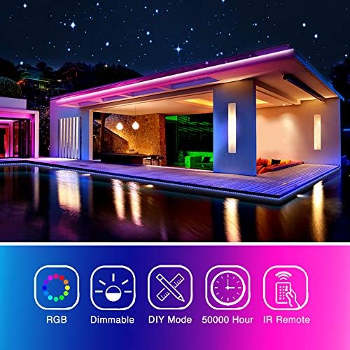 Phopollo 20FT LED Strip Lights for Bedroom RGB Color Changing - Image 3