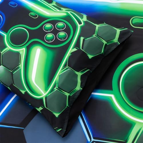 NTBED Queen 3Pcs Gamer Comforter Set for Boys Girls Kids Gaming Bedding - Image 4