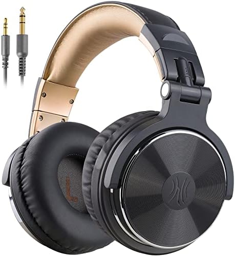 OneOdio Wired DJ Hi-Res Over-Ear Headphones for PC, Keyboard Guitar - Grey by OneOdio