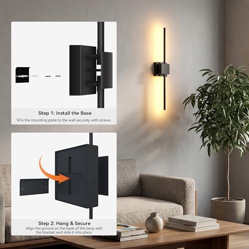 Torchlet Battery Operated Wall Sconces Set of 2, Rechargeable Wall Lights - Image 5