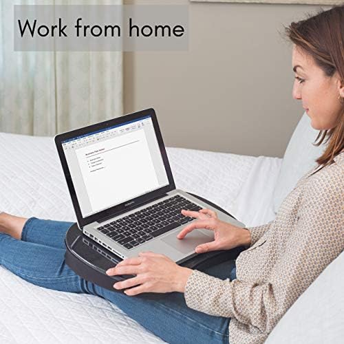 Sofia + Sam Mini Memory Foam Lap Desk Color: Black - Image 2