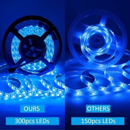 SUPERNIGHT 5050 RGB LED Strip Lights, 16.4ft, 300 LEDs, DC 12V - Image 6