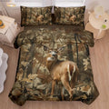 5 Pieces Deer Comforter Sets,Camo Bedding Set,Deer Western Comforter Sets for Boys,Twin Size Bedding Set for Boys,Camo Bed Sets with Sheets by RUPSLOcomforterset