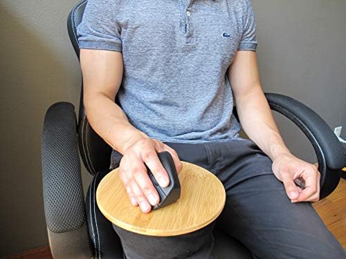 MOJO Beanbag Ergonomic Mousepad - Comfortable Mouse Pad for Sofa, Bed, Lap, Couch, and Anywhere Else (Bamboo Wood) - Image 6