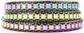 BTF-LIGHTING WS2812B IC RGB LED Strip,UL Listed,Pure Gold Wires,DC5V 3.28FT 144LED 5050SMD,Individually Addressable,Flexible for DIY Chasing Full Color Project,3M Tape,IP65(No Adapter or Controller) by BTF-LIGHTING