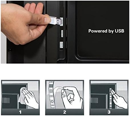 USB TV Backlight for 32 to 43 inch TV RGB LED Neon Accent Lights Strip - Image 4