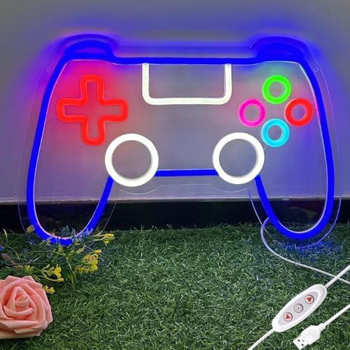 Gamepad Neon Sign - Dimmable USB Powered LED Light by Unknown