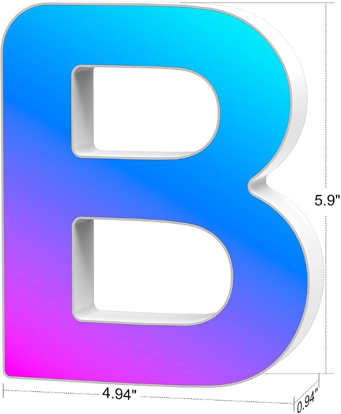 Light Up Letters Marquee Letter LED Lights Music Sync RGB Color Changing - Image 4