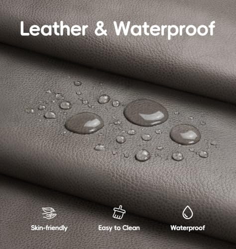Hobestluk Bean Bag Chair Leather Togo Sofa Memory Foam for Play Room Small | Medium Black,Ergonomic Design,Floor Chair,Waterproof,Easy Clean,Anti-slip Bottom,No Assembly Required,For Bedroom Reading - Image 6