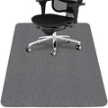 Sycoodeal Office Chair Mat for Hardwood Floor,Office Computer Gaming Chair Mat for Tile Floor,Large Floor Protector Rug,Anti-Slip,Easy to Clean,Grey(55"x36") by SYCOODEAL