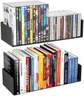 Metal Bali Floating Wall Shelves 15.5IN for Storage and Decor Wall Mounted CD DVD&Books Perfume, Make up Storage Shelves Living Room, Bedroom, Bathroom & Kitchen,2Pack,Black by YFEEN