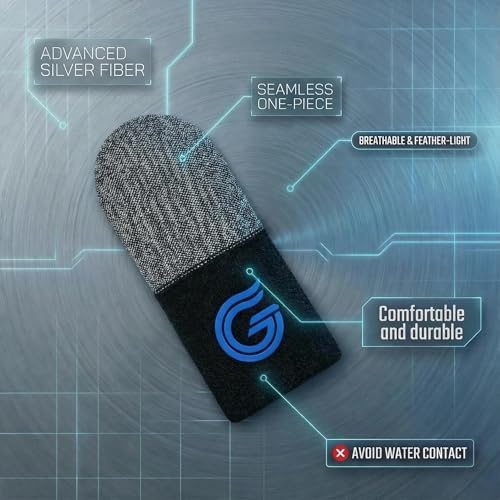 6-Pack Gaming Finger Sleeves, Compatible with All Touchscreen Devices - Image 4