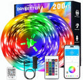 DAYBETTER Led Strip Lights 200 ft(2 Rolls of 100 ft) Smart Strips with App Control Remote, Led Lights for Bedroom, Music Sync Color Changing for Room Home Decor Party Festival by DAYBETTER