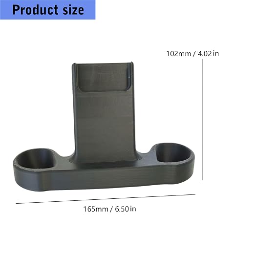 3D Printed Controller Organizer for Pegboard Wall Storage, Side Cradle Desktop Stand with Open Top Access for Dock Alignment and Tidy Gaming Areas - Image 3