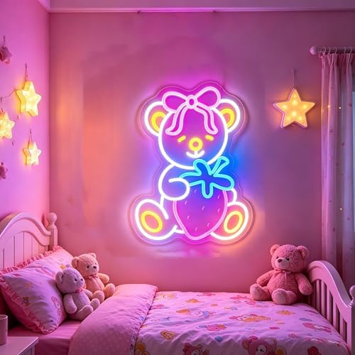 Neon Sign, Bear Neon Signs for Wall Decor LED Signs Neon Light - Image 6