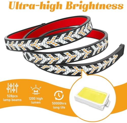 DIBMS Upgraded 60” LED Tailgate Light Bar Strip with Fall Warning Signal - Image 2