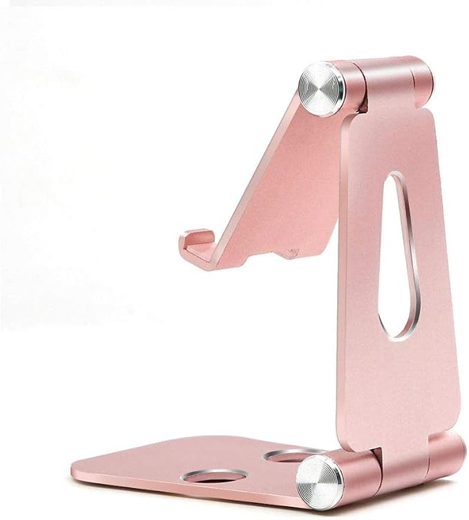MEIZHEN Adjustable Metal Stand Nintendo Switch Playstand Cell Phone Stand Tablet Stand Universal 270 Degree Multi-Angle Rotatable,Fits All Smartphone iPad and Tablets - Rose Gold… - Image 3