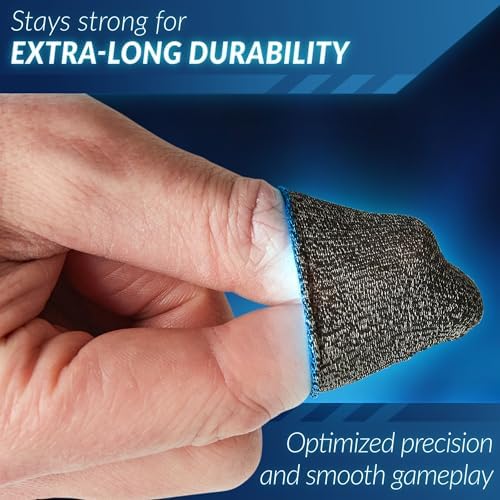 10 Pieces Gaming Finger Sleeves - Perfect Touchscreen Glide - Image 5