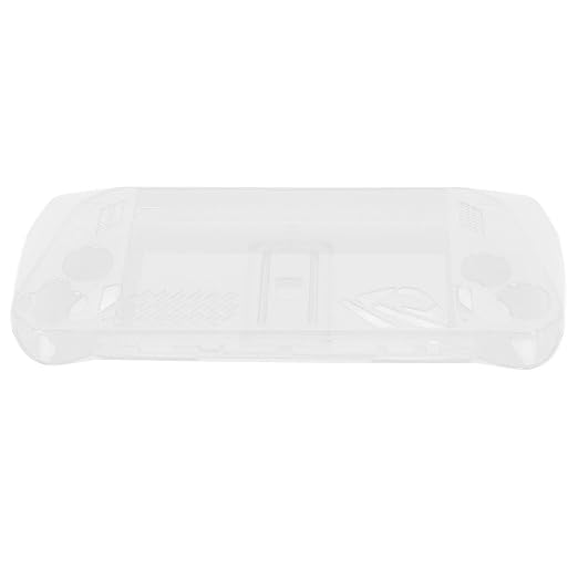 Clear Shockproof TPU Protective Case for ROG Ally Handheld 2023, Transparent Game Console Cover with Foldable Stand and Non - Slip Grip for Gaming Comfort (Transparent) - Image 6