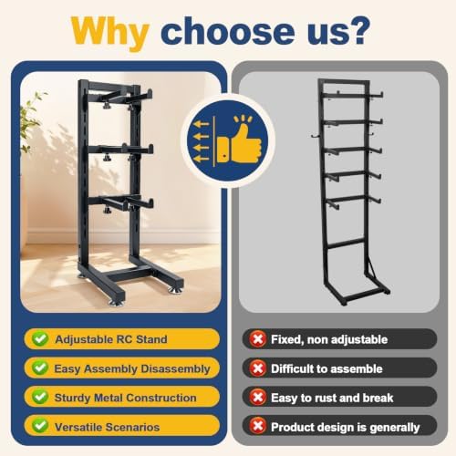 3-Tier Adjustable RC Car Storage Rack & Display Stand - Image 5