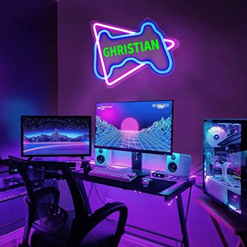 YuanDian Customized Gamer Neon Sign, Game Controller LED Neon Lights for Game Room Wall Decor, Gift Ideas for Boys Gamers Nephew Men Teen Son Grandson - Image 5