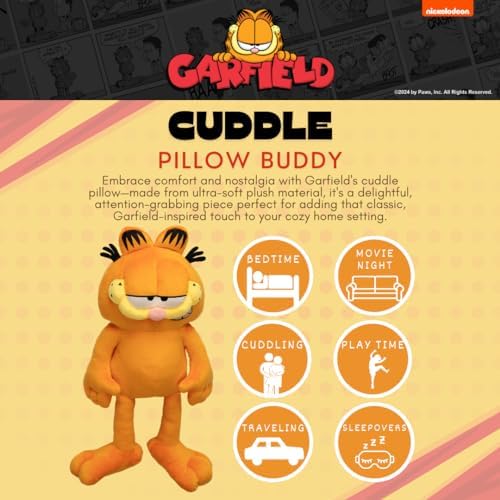 Garfield Bedding Super Soft Cozy Decorative Cuddle Pillow, (Officially Licensed Product) By Franco Collectibles - Image 2