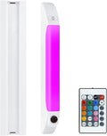 BIGMONAT LED Under Cabinet Light, Battery Operated RGB Colors Changing Led Bar Lights with Remote,Multicolor Under Counter Lights for Kitchen, Dimmable Light for Cabinet, Counter, Workbench by BIGMONATWirelessLEDLight