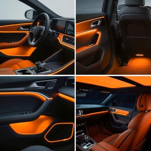 BTF-LIGHTING UL Listed Orange Color 5mm Width FCOB COB LED Strip Light - Image 7