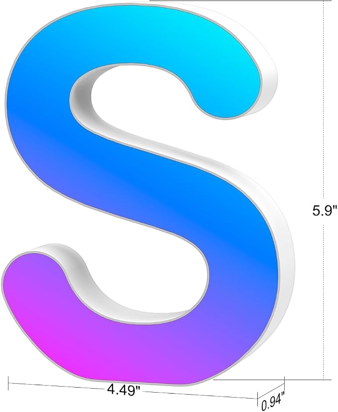 Light Up Letters Marquee Letter LED Lights Music Sync RGB Color Changing - Image 4