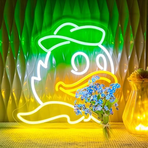 Duck Neon Signs for Wall Decor, Led Sign Neon Light up Signs by bkuupauneonsign