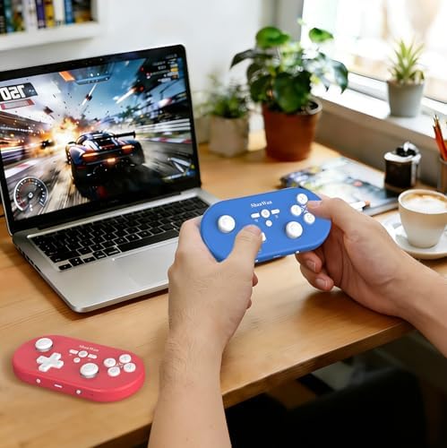 ShanWan Wireless Bluetooth Controller is Compatible With the Switch/Switch 2, Steam Deck, PC, Android, iPhone, iPad, and macOS. It Features Customizable Buttons and Macros, Motion Controls, linear Motor Vibration, Joysticks, Triggers, and a D-pad - Image 3