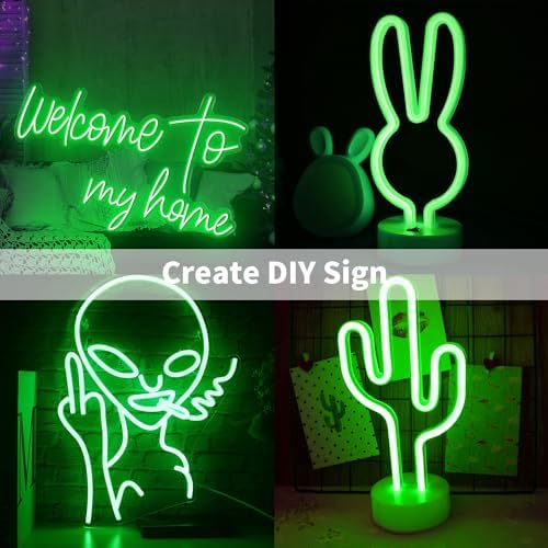 iNextStation Green LED Light Strip 16.4FT LED Rope Lights (with DC12V Plug) - Image 5