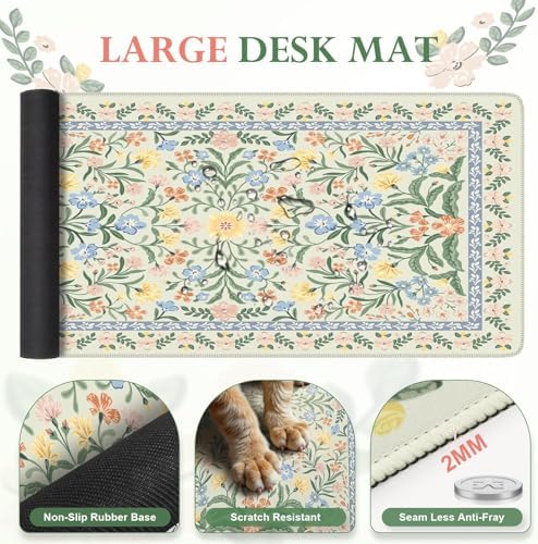 iLeadon Computer Desk Mat, Mouse Pad and Keyboard Wrist Rest Set - Image 5