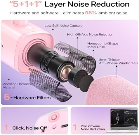 MAONO PD100W Wireless Dynamic Gaming Microphone for PC with USB-C Receiver - Image 5
