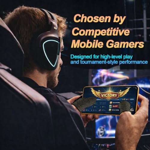 Bluradio 6 Pack Gaming Finger Sleeves for Mobile Gaming - Image 3