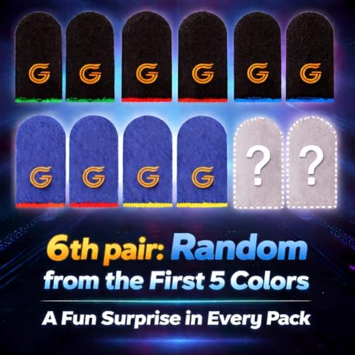 12-Pack Gaming Finger Sleeves for Mobile Gaming & Touchscreen - Image 2