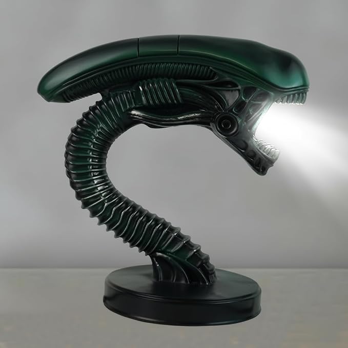 Alien Space Monster LED Desk Lamp 3D Resin Night Light for Sci-Fi Lovers, Alien Desk Lamp, Home Decorative Lighting; Horror Inspired Decorative Lamp for Desk, or Bedside Table (Mid Century) - Image 7