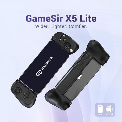GameSir X5 Lite Mobile Gaming Controller for Android & iPhone 15/16 Series (USB-C), Hall Effect Joystick, Lightweight Ergonomic Phone Controller- Play Genshin Impact & Zenless Zone Zero (Renewed) - Image 2
