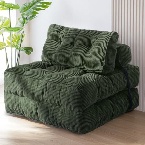MAXYOYO Folding Sofa Bed, Convertible Chair Bed with Pillow by MAXYOYO