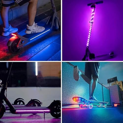 RUISHINE Battery Powered LED Strip Lights 13.2ft, LED Lights Battery Operated Color Changing Music Sync App Remote Control RGB USB Led for TV, Party, Room Decoration - Image 4