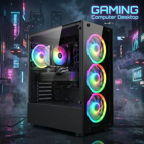 STGAubron Gaming PC Desktop,Core I7-6700,RTX 2060 6G,16GB DDR4,512G SSD - Image 4