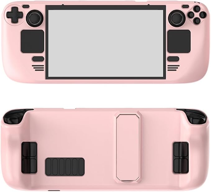 Multi-Color Lightweight Protective Shell for Steam Deck OLED PC Gaming Handheld, Anti-Drop Comfort Touch Protective Cover with Stand Bracket by Unknown