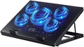 Kootek Laptop Cooling Pad Cooler Stand with 5 Quiet Fans for 12"-17" Laptop by Kootek