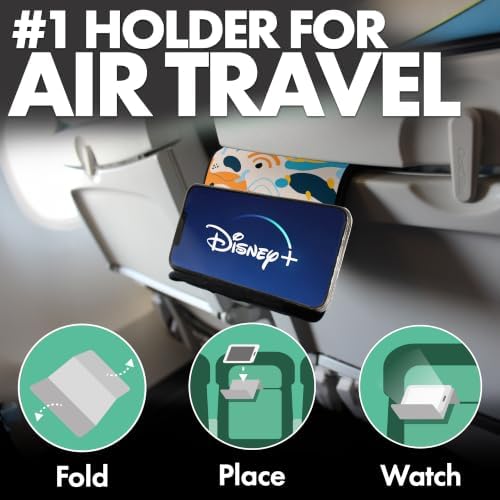 Flight Flap Airplane Phone Holder - Foldable Phone Stand for Plane Travel - Image 2